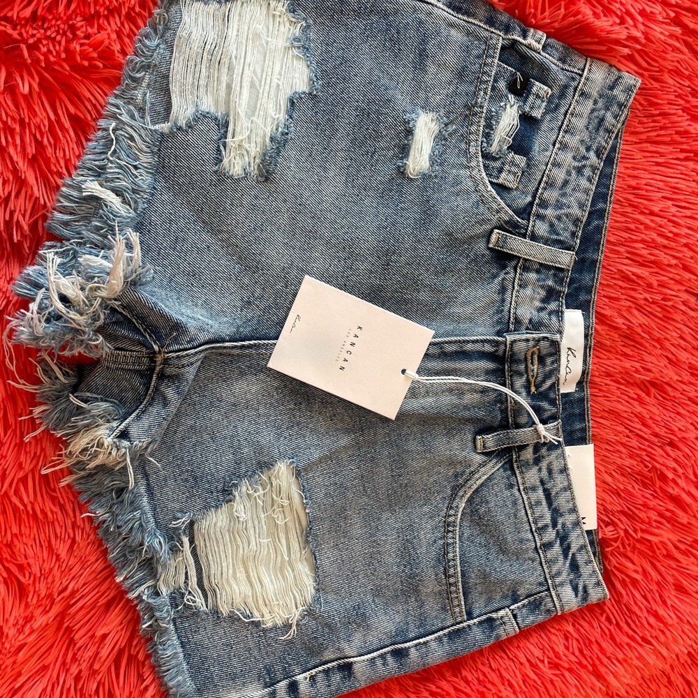 Denim shorts. Vici. New with tags